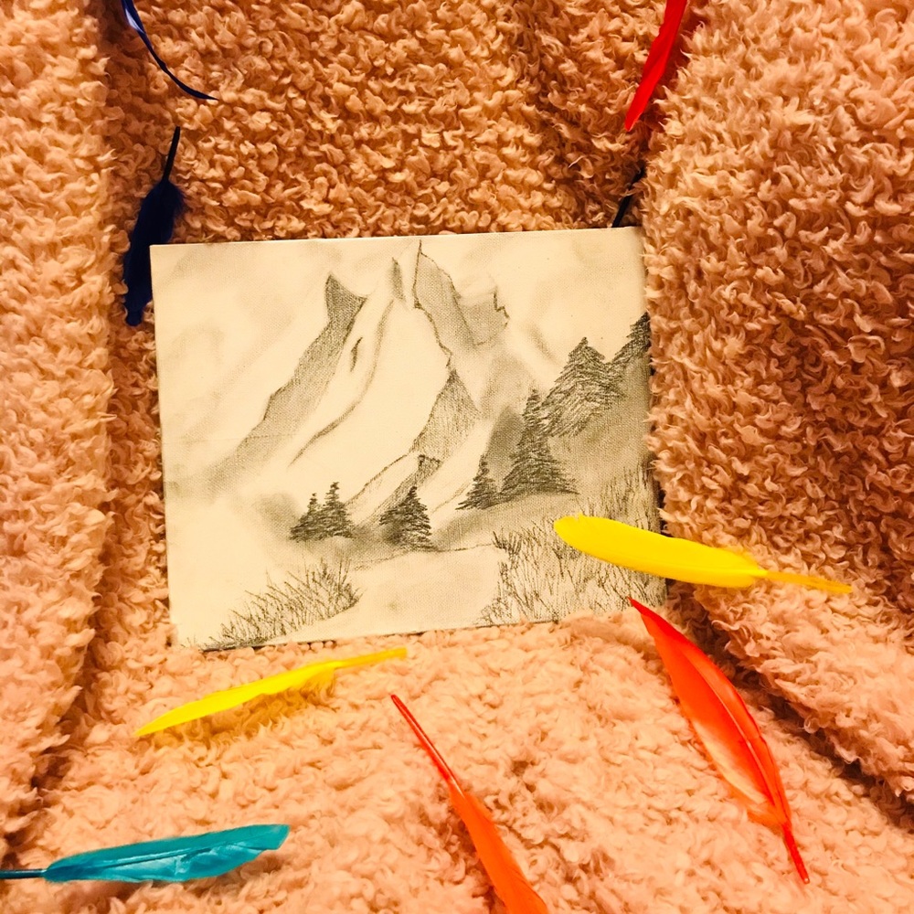 Mountain Pencil Art